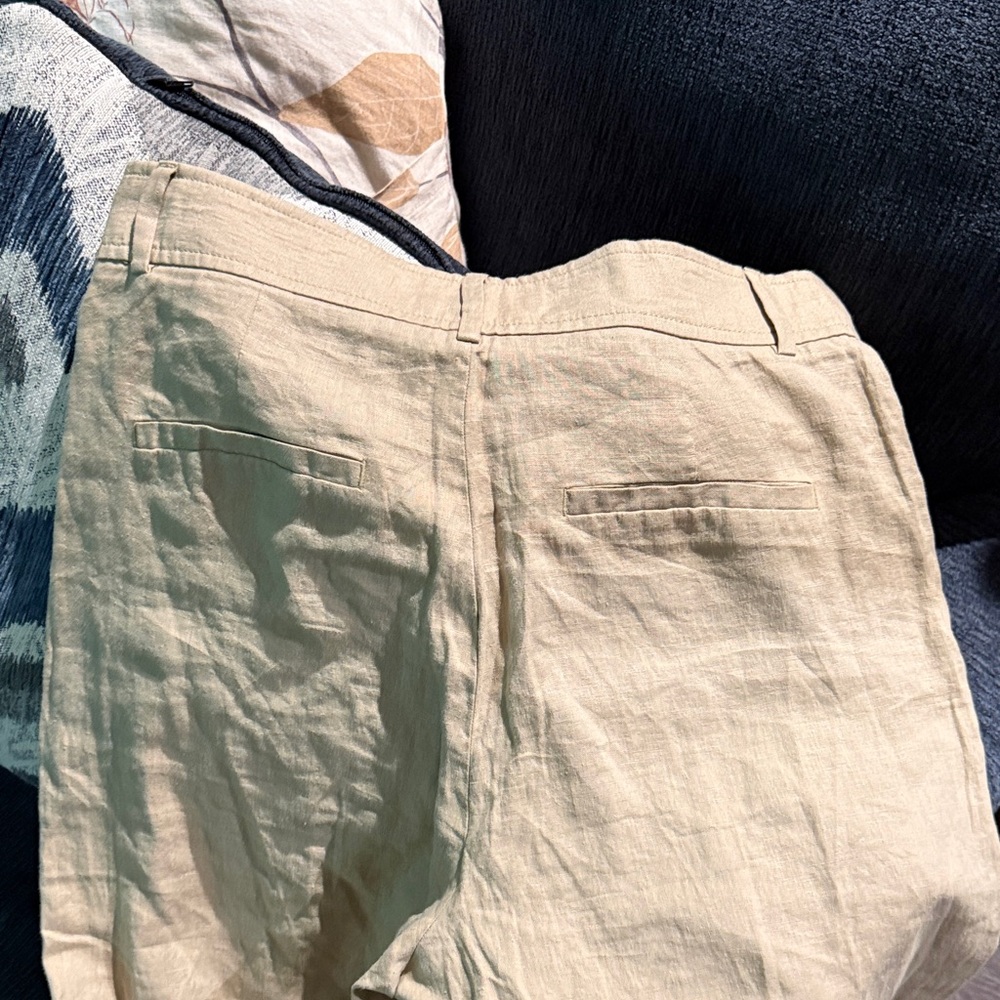 Everlane Beige Wide-Leg Pants - Picture 6 of 9